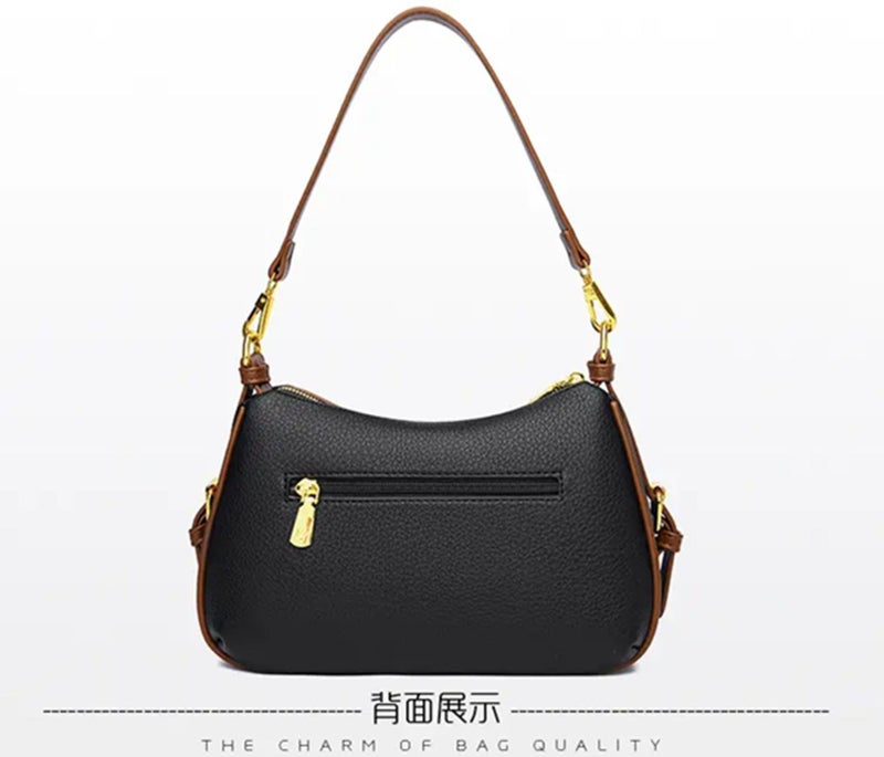 Osman Black PU Sling Bag for Women - Image 2